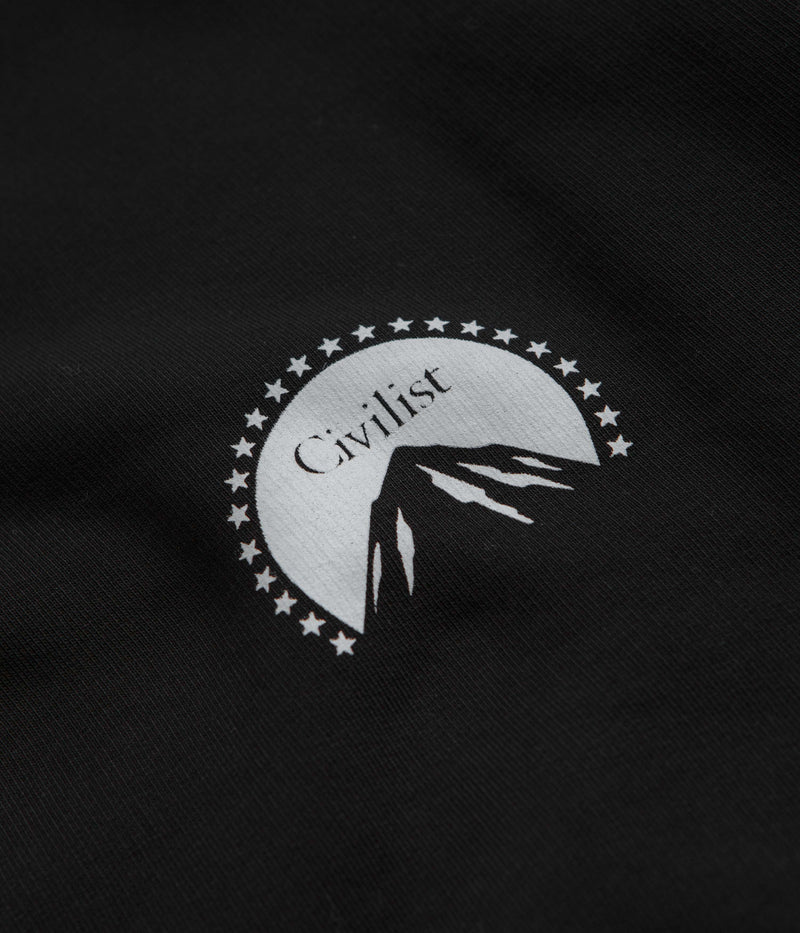 Civilist Fata Morgana Crewneck Sweatshirt in Black