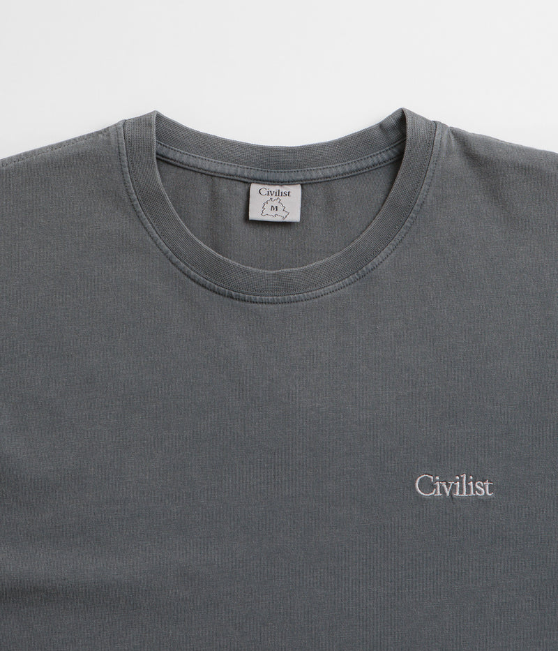 Civilist Mini Logo T-Shirt in Pepper