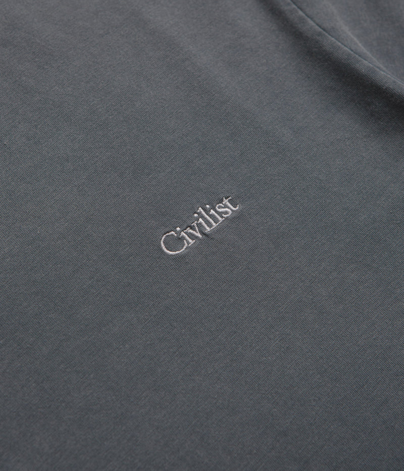 Civilist Mini Logo T-Shirt in Pepper