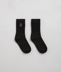 Civilist Mono Smiler Socks in Black