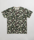 Civilist Smiler Camo T-Shirt in Green Camo