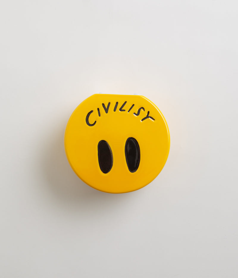 Civilist Smiler Vase in Yellow