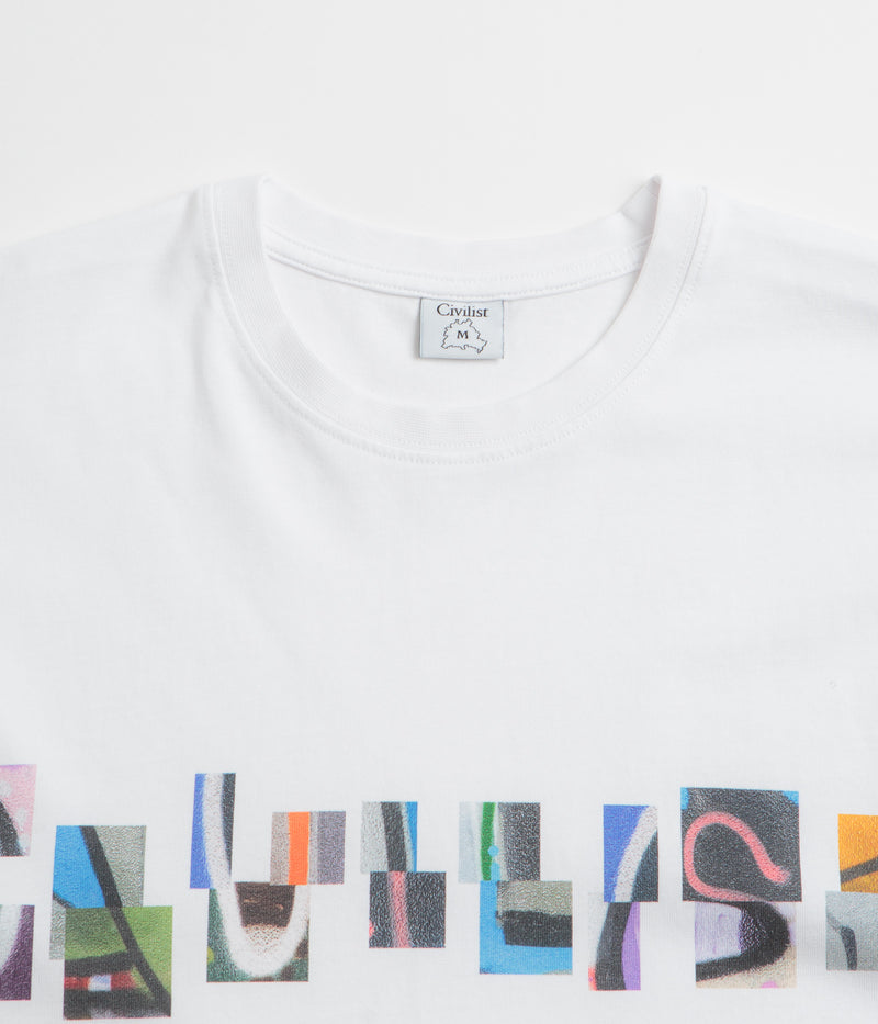 Civilist Spray T-Shirt in White