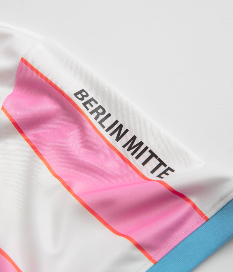Civilist Striped Jersey in Pink and Blue