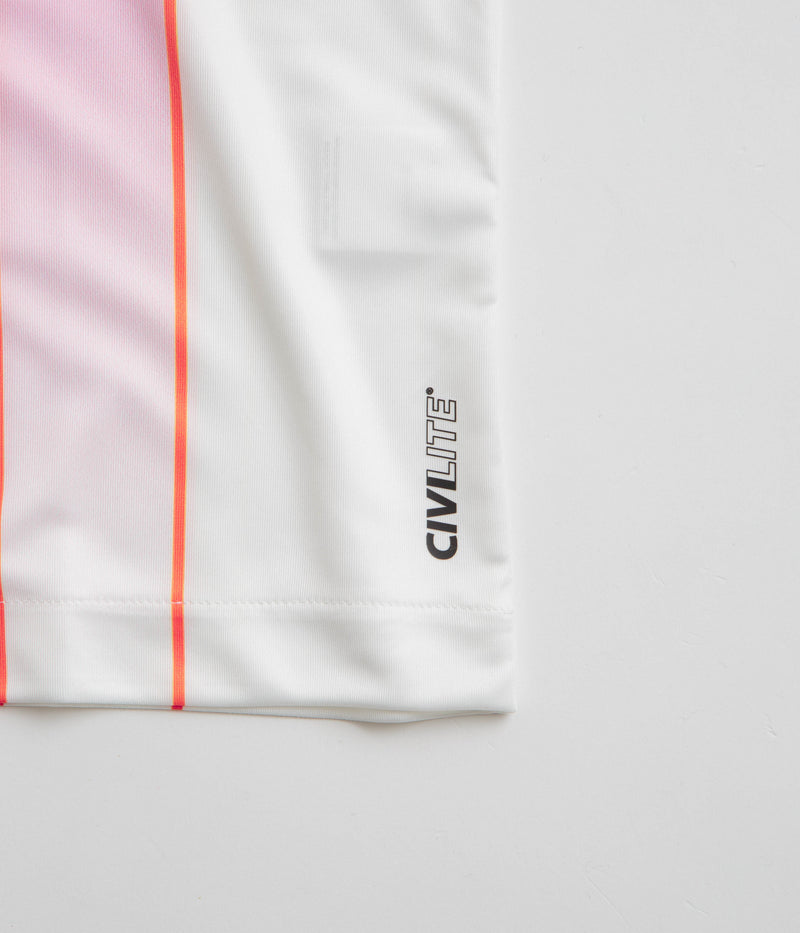 Civilist Striped Jersey in Pink and Blue
