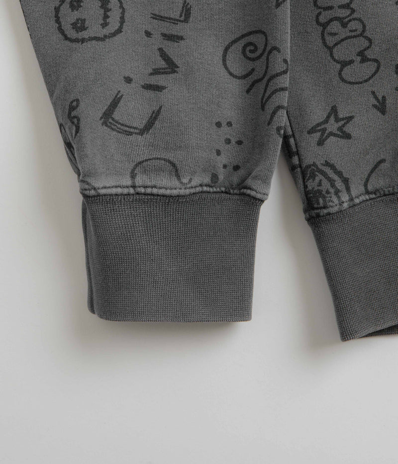 Civilist Team AOP Hoodie in Washed Black