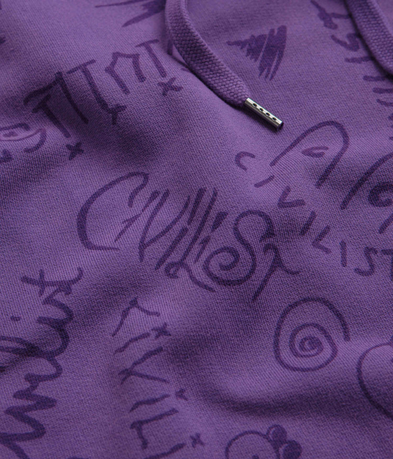 Civilist Team AOP Hoodie in Washed Purple