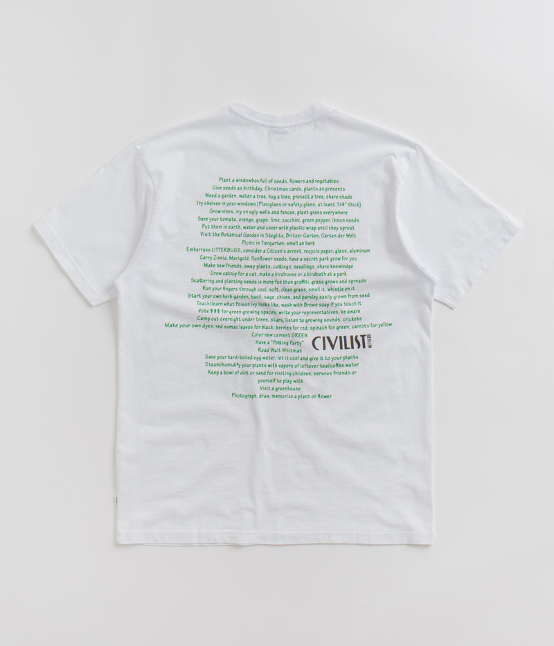 Civilist Tomato T-Shirt in White