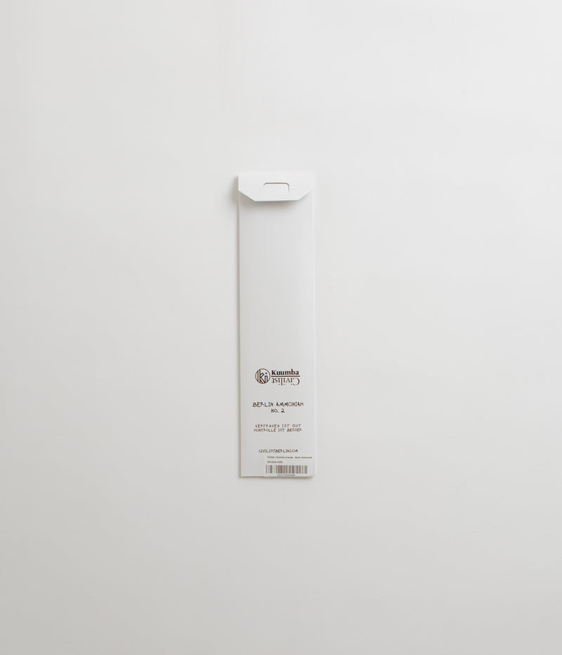 Civilist x Kuumba Incense in Berlin Ammoniak No.2