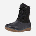 Classic Casual Tall Lace Leather Dark Grey