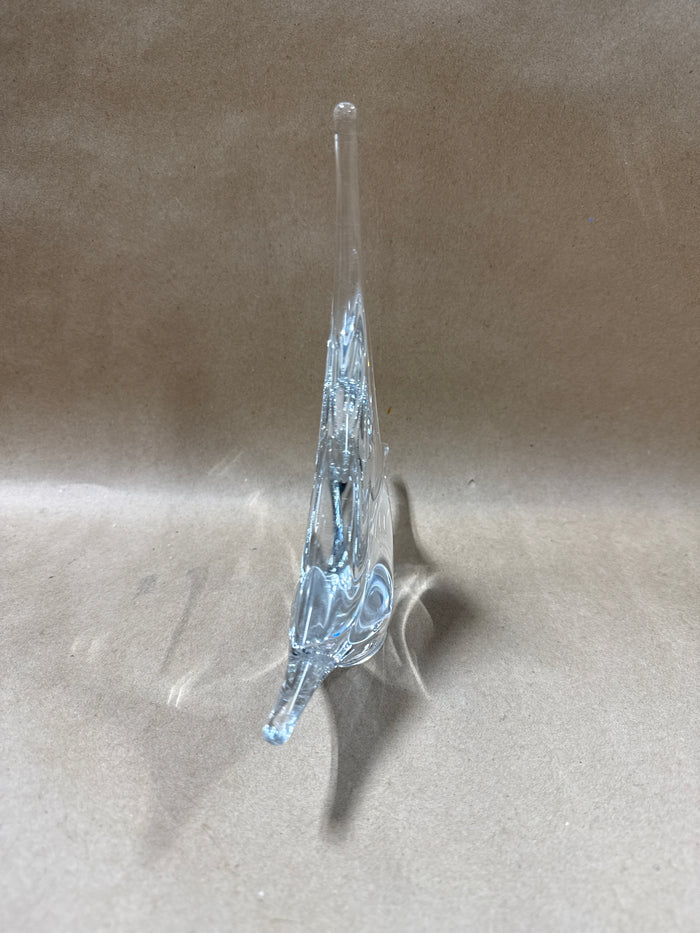 Clear Glass Sailboat