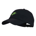 Club Unstructured Futura Wash Cap in Black/Mean Green