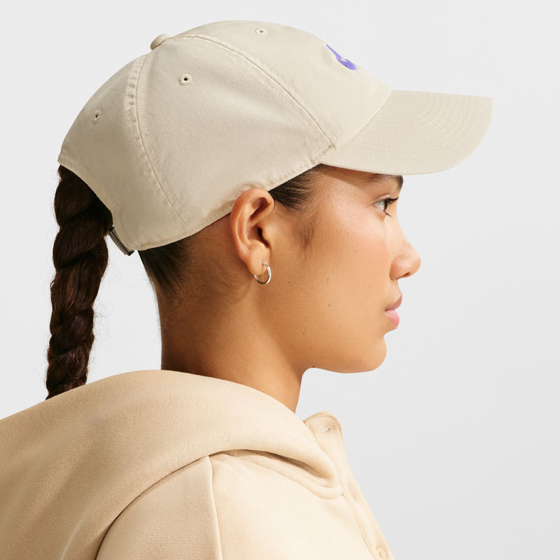 Club Unstructured Futura Wash Cap in Lt Khaki/Sapphire
