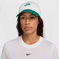 Club Unstructured Futura Wash Cap in White/Malachite/Malachite