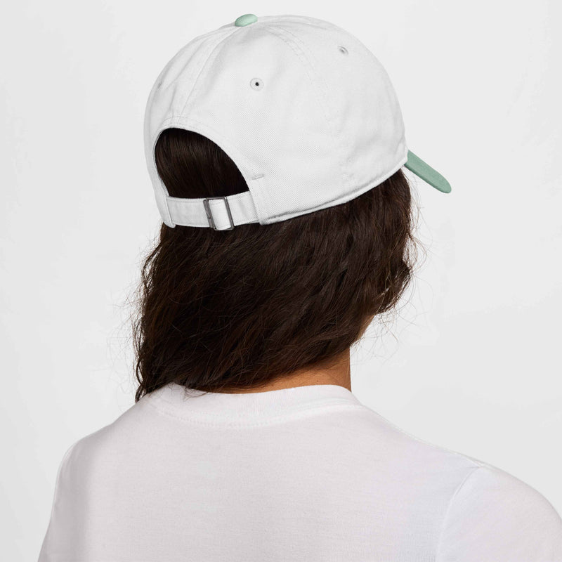Club Unstructured Futura Wash Cap in White/Steam/Steam
