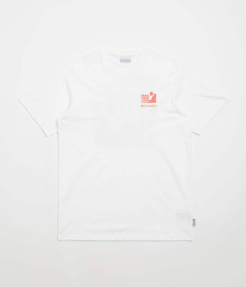 Columbia Explorers Canyon Back T-Shirt in White and Explore Outdoors