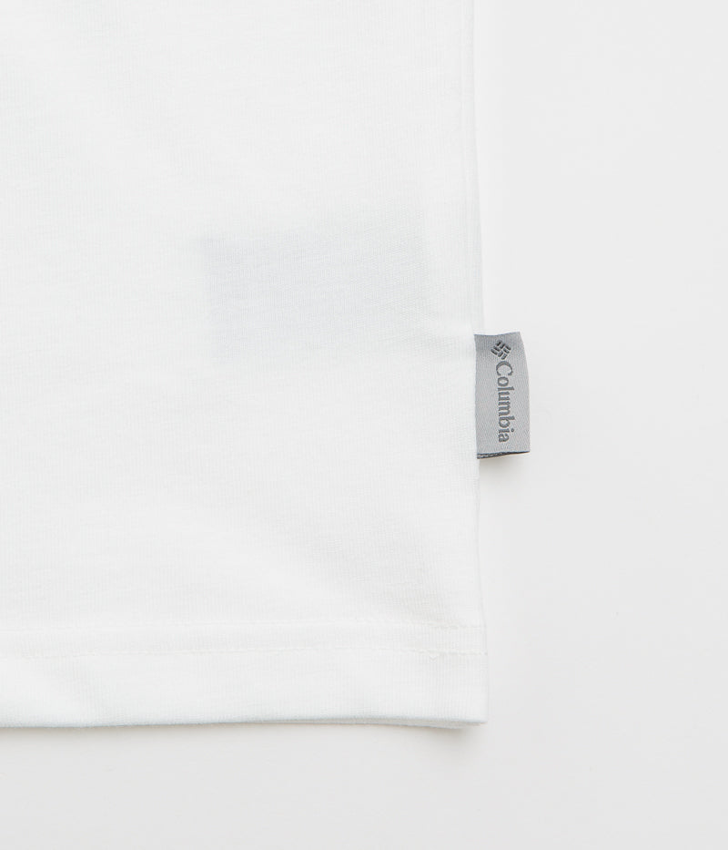 Columbia Explorers Canyon Back T-Shirt in White and Explore Outdoors