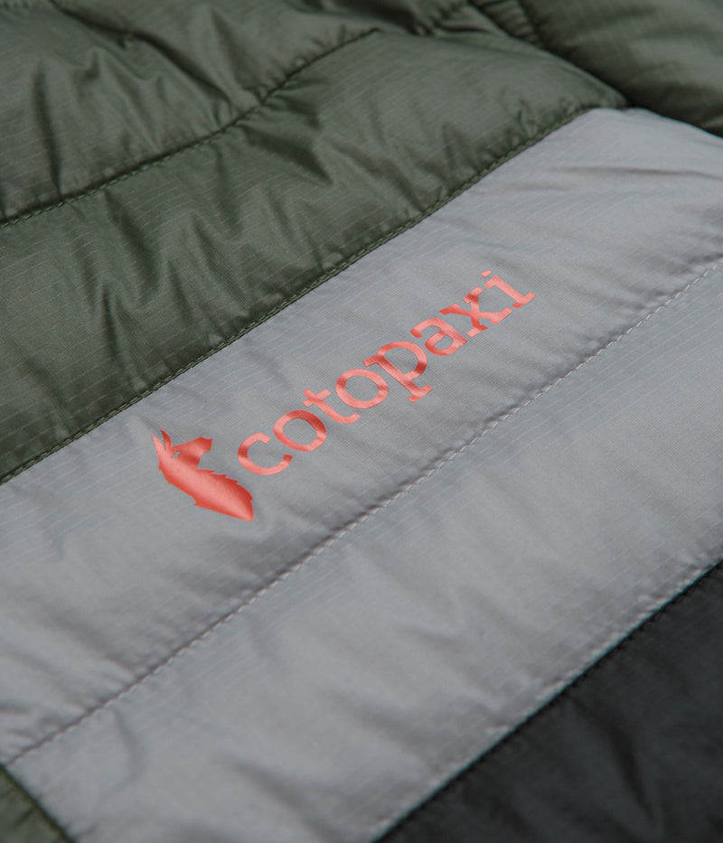 Cotopaxi Capa Insulated Hooded Jacket in Fatigue and Black