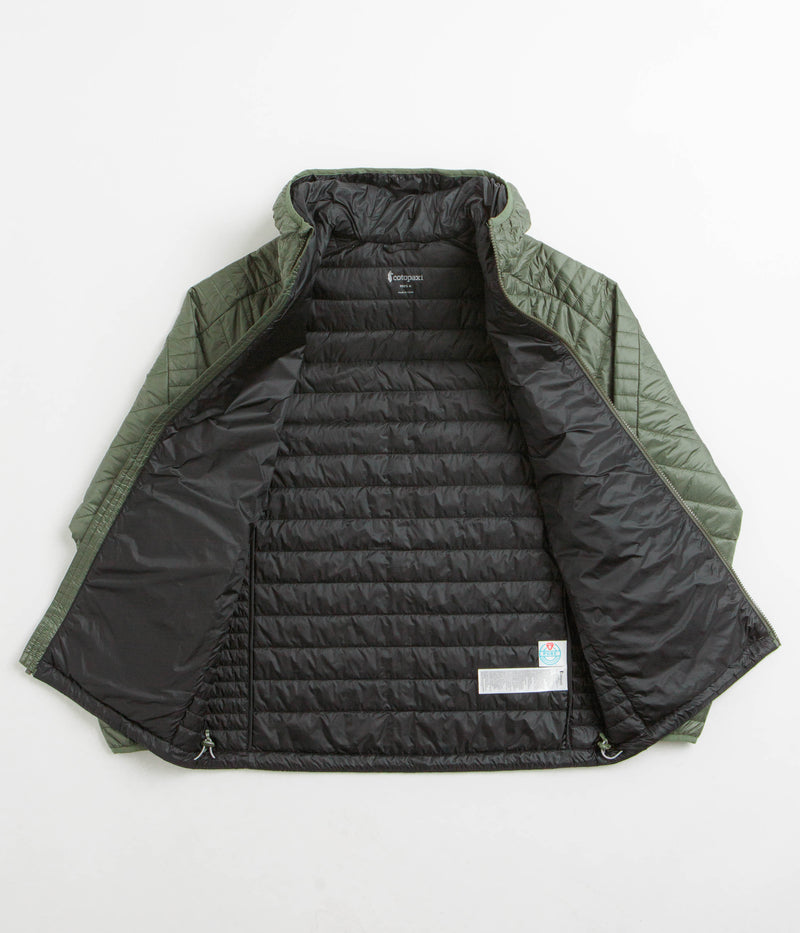 Cotopaxi Capa Insulated Hooded Jacket in Fatigue and Black