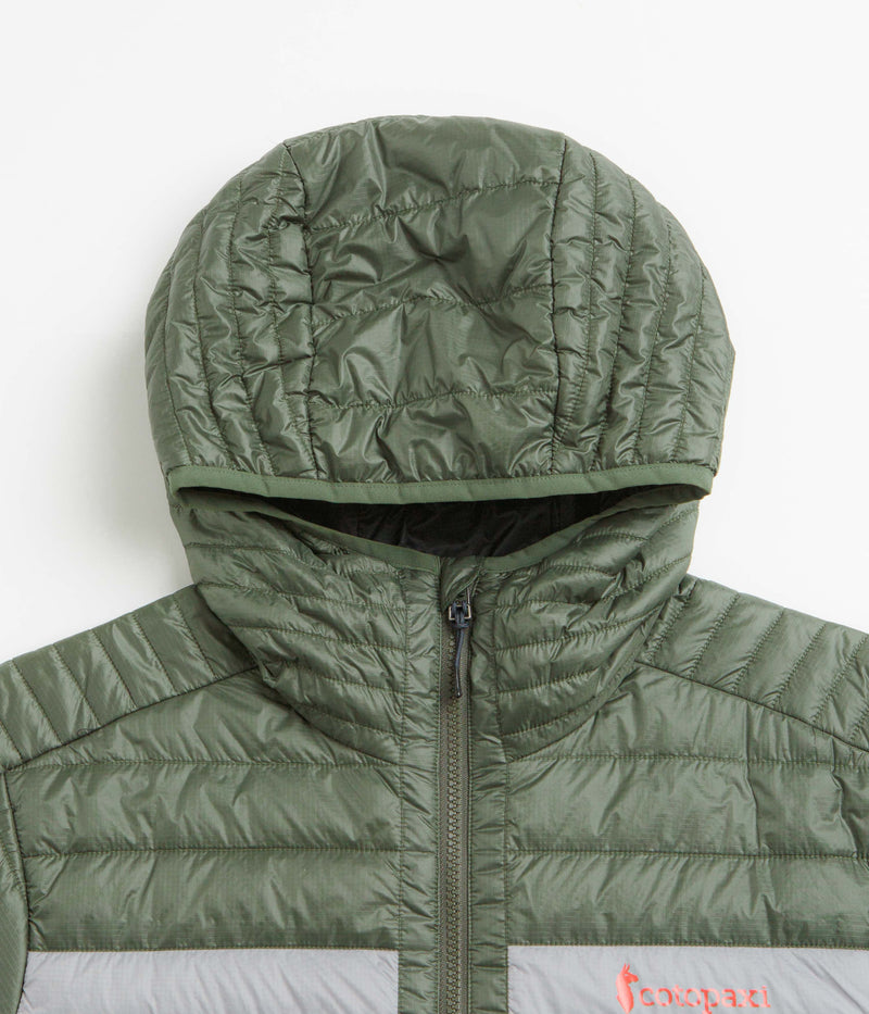 Cotopaxi Capa Insulated Hooded Jacket in Fatigue and Black