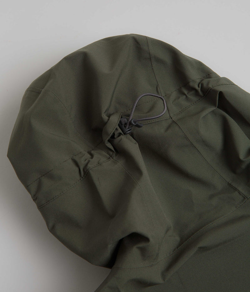 Cotopaxi Cielo Rain Jacket in Fatigue and Lemongrass
