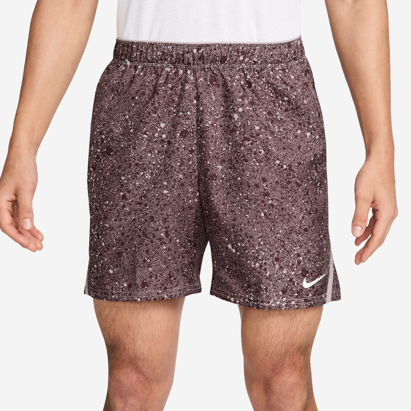 Court Victory 7 Inch Printed Short in Tattoo/Platinum Violet/White
