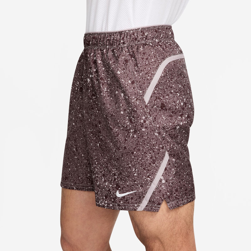 Court Victory 7 Inch Printed Short in Tattoo/Platinum Violet/White