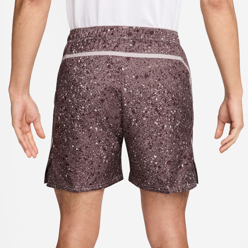 Court Victory 7 Inch Printed Short in Tattoo/Platinum Violet/White