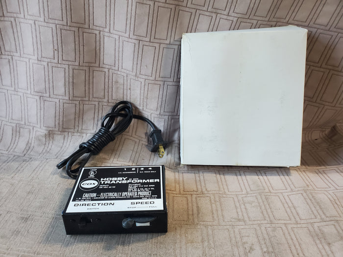 Cox Hobby Transformer POWERS ON/NO FURTHER TESTING