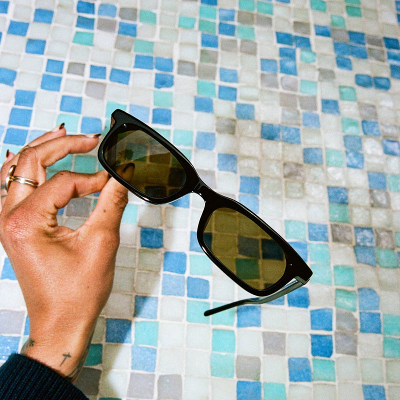 Crap Eyewear The Idle Daze Sunglasses - Black Moondust Bio/Earth