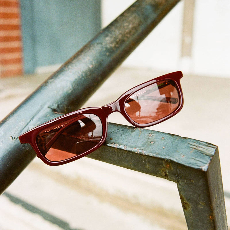 Crap Eyewear The Idle Daze Sunglasses - Mahogany Bio/Mauve CR-39