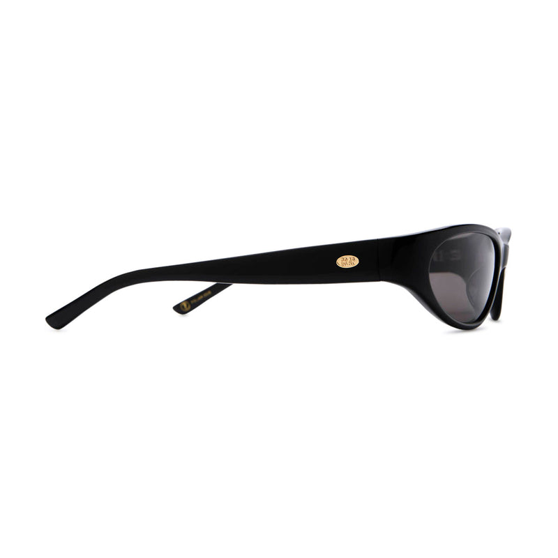 Crap Eyewear The Mini Funk Sunglasses - Black Bio/Polarized Smoke
