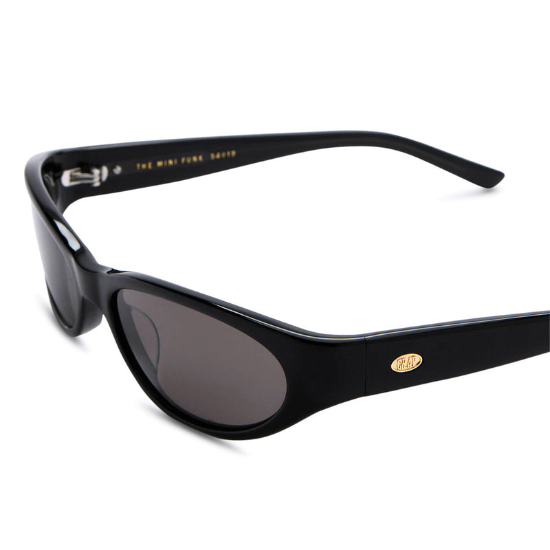 Crap Eyewear The Mini Funk Sunglasses - Black Bio/Polarized Smoke