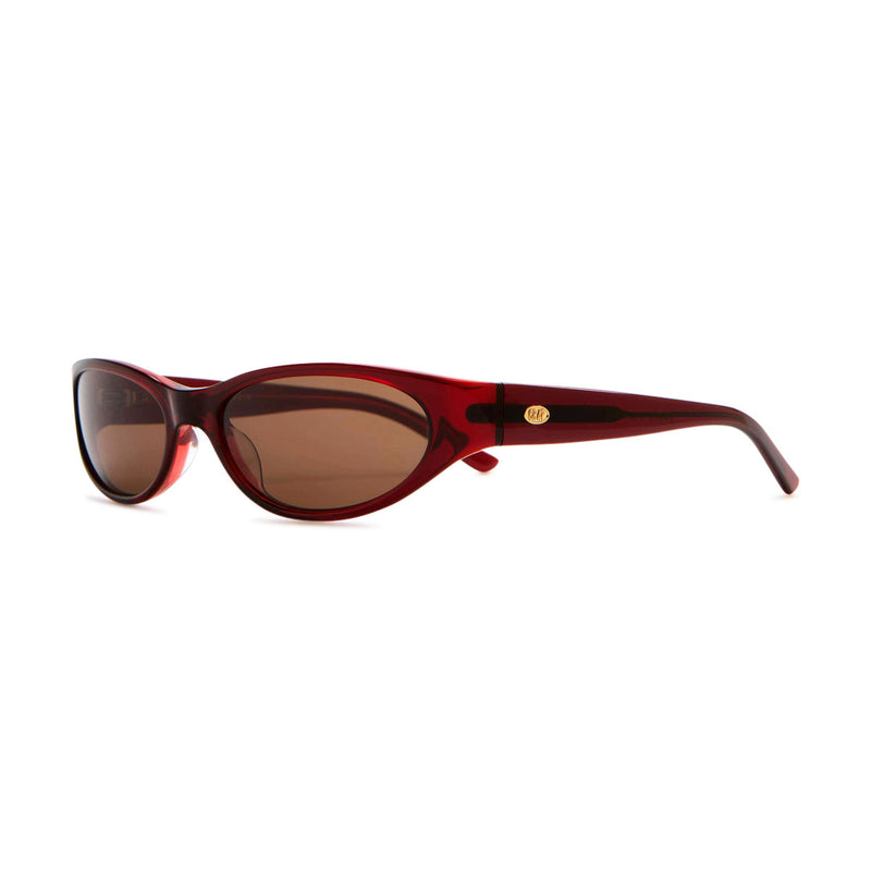 Crap Eyewear The Mini Funk Sunglasses - Crystal Black Cherry Bio/Desert
