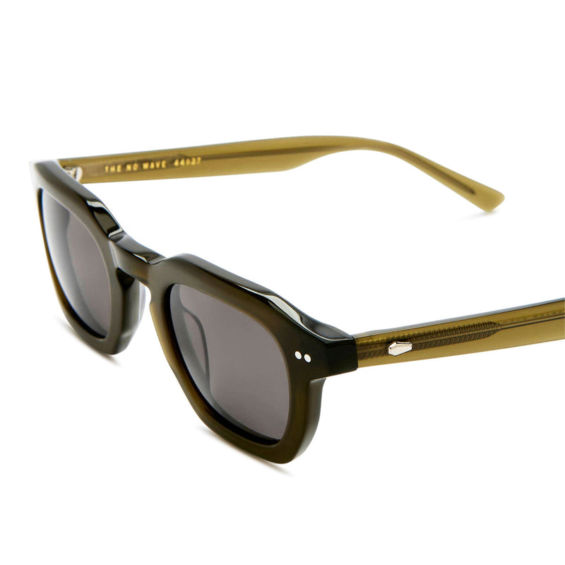 Crap Eyewear The No Wave Sunglasses - Seaweed Bio/Polarized Smoke
