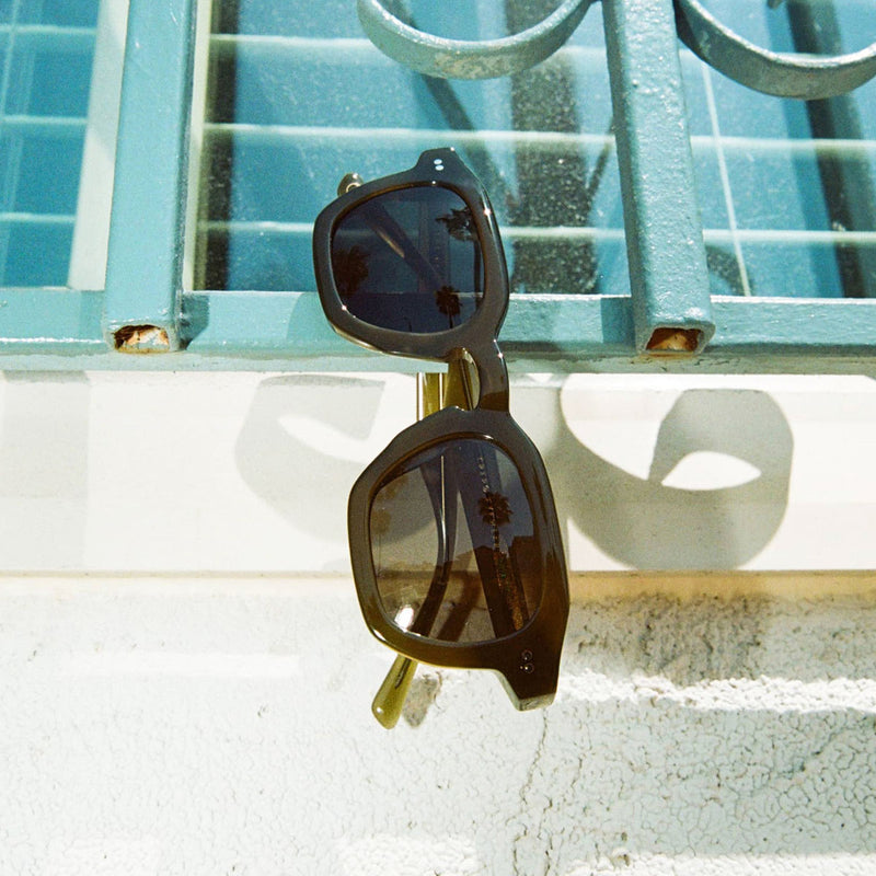 Crap Eyewear The No Wave Sunglasses - Seaweed Bio/Polarized Smoke