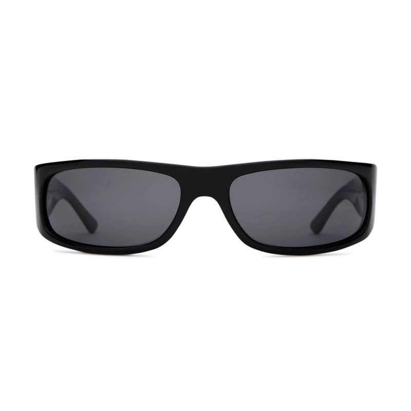 Crap Eyewear The Speed Charm Sunglasses - Black Bio/Polarized Grey