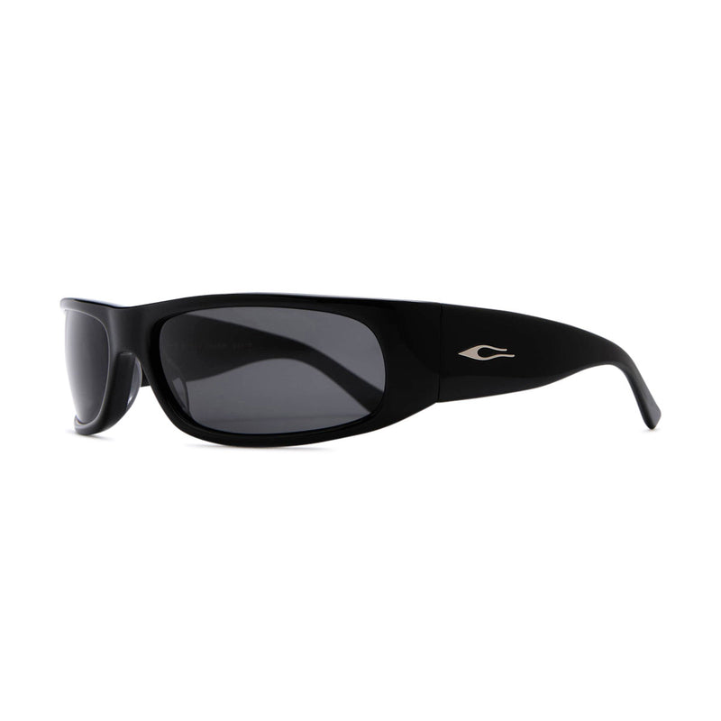 Crap Eyewear The Speed Charm Sunglasses - Black Bio/Polarized Grey