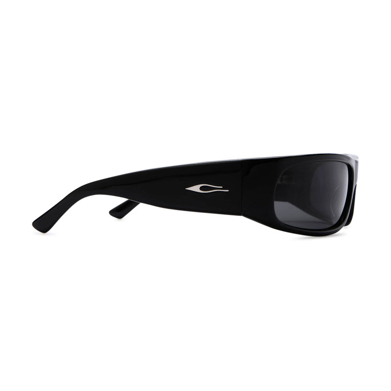 Crap Eyewear The Speed Charm Sunglasses - Black Bio/Polarized Grey