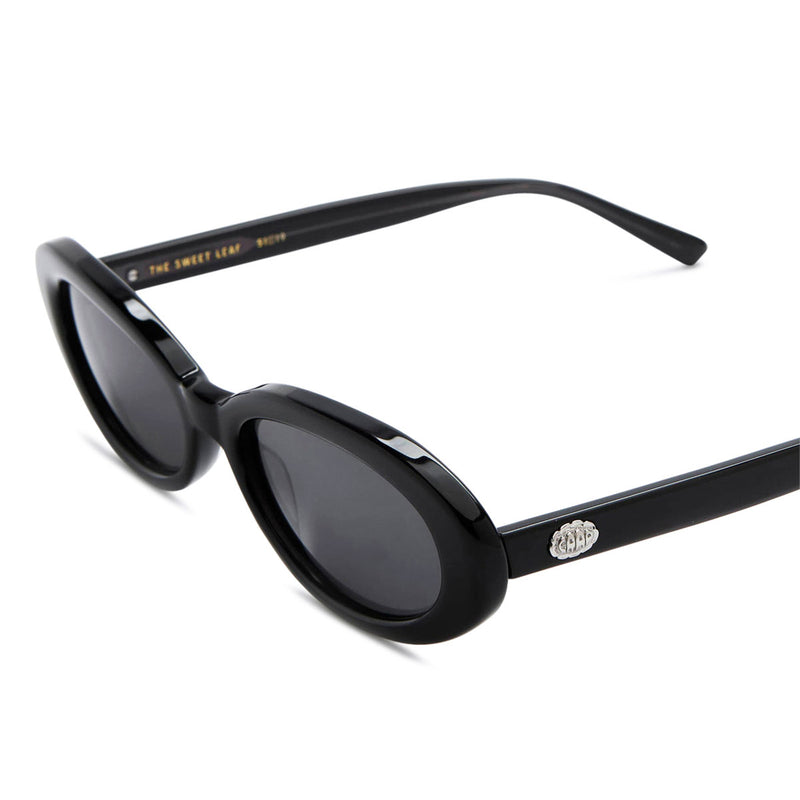 Crap Eyewear The Sweet Leaf Sunglasses - Black Bio/Polarized Grey