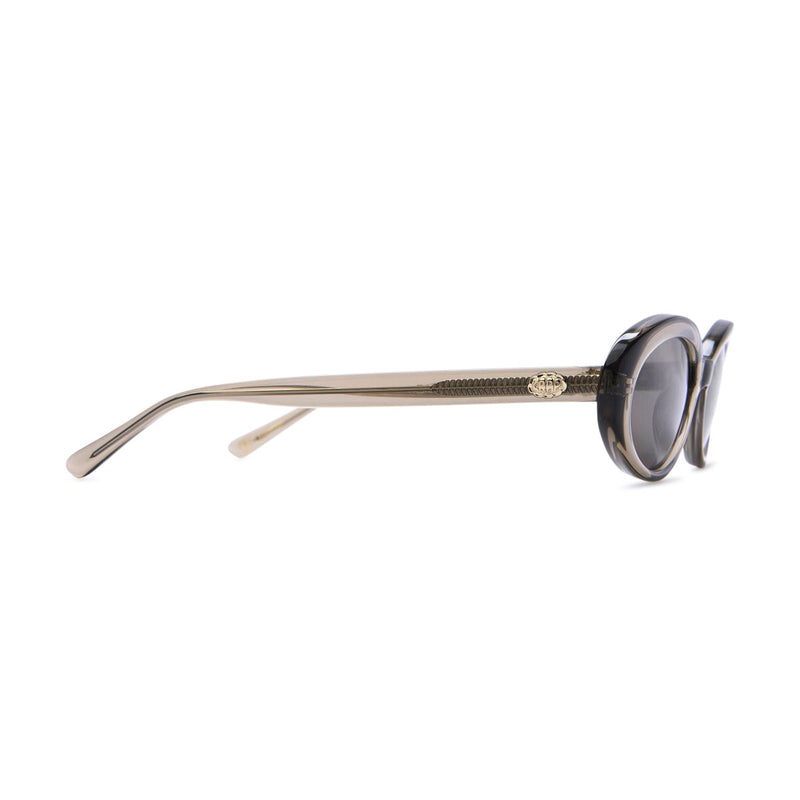Crap Eyewear The Sweet Leaf Sunglasses - Crystal Stone Bio/Polarized Smoke