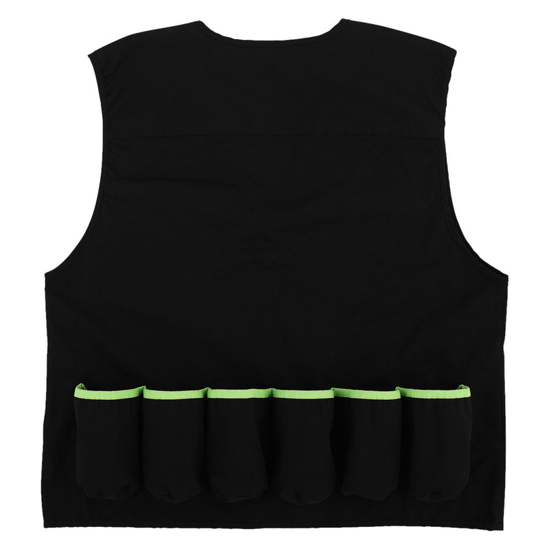 Creature Gravette Cut And Tie Utility Vest - Black