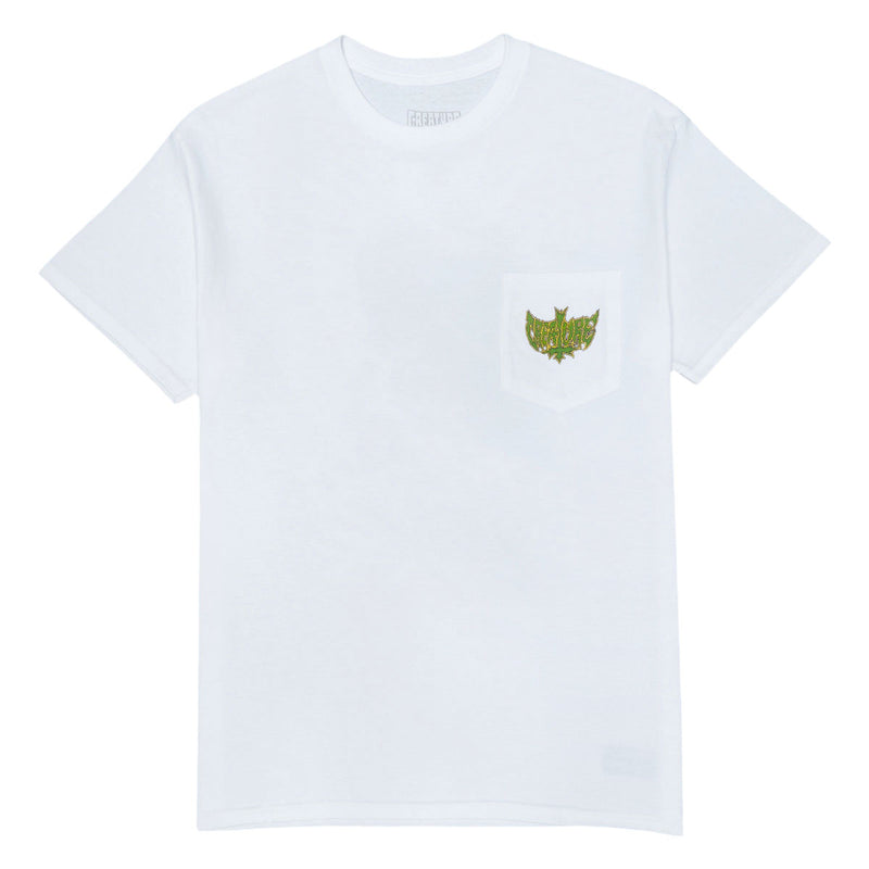 Creature Gravette Hippie Skull 20th Pocket T-Shirt - White