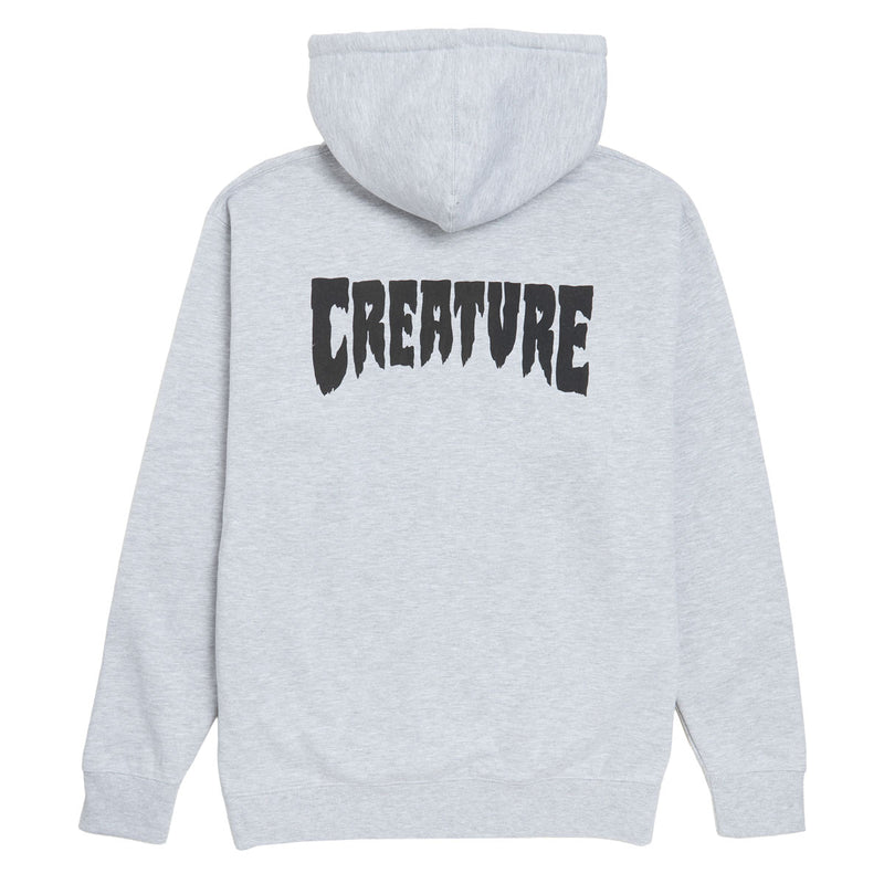 Creature Mono Hoodie - Grey Heather