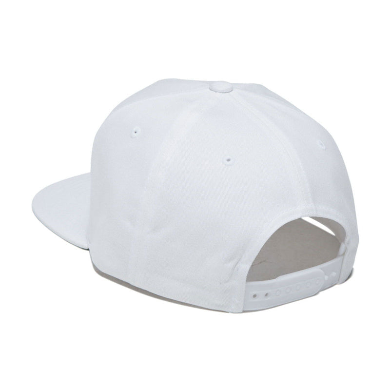 Creature Mono Logo Snapback Hat - White