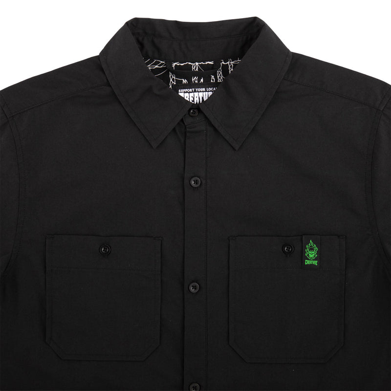 Creature Web 2 Relic Work Shirt - Black