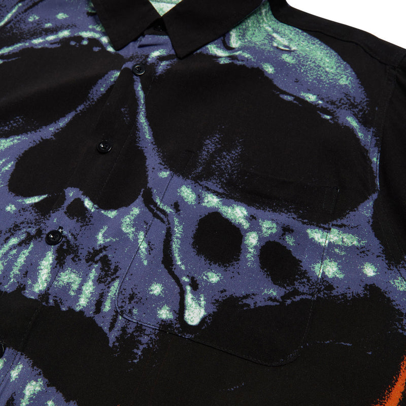 Deathwish Boiling Point Rayon Button Up Shirt - Black