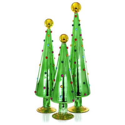 Decorated Dotted Trees-Green Set/3