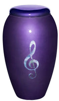 Deep Purple Song Note 210 Cubic Inches Large/Adult Cremation Urn for Ashes