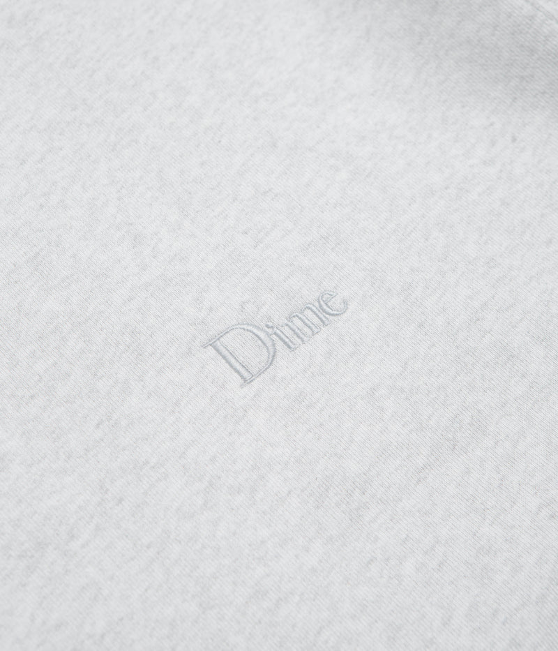 Dime Classic Small Logo Crewneck Sweatshirt in Ash